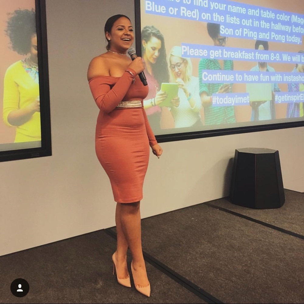 Off the shoulder dress